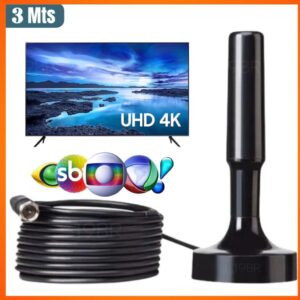 Antena Digital com Cabo De 4MT
