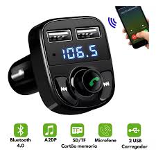 Adaptador Bluetooth Carro Universal Transmissor Carregador